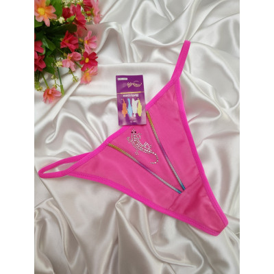 Стрінги Bettycana фуксія з декоративною саламандрою (B_557)