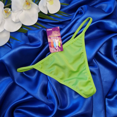 Стринги Bettycana салатові - ніжні міні-стринги (B_527)