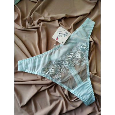 Комплект Anfen ніжно-блакитний з ніжним мереживом (8291blue)