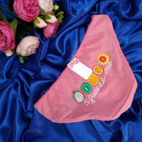 Трусики сліп тропічні фрукти Vivian M/L рожеві (Т09Р)