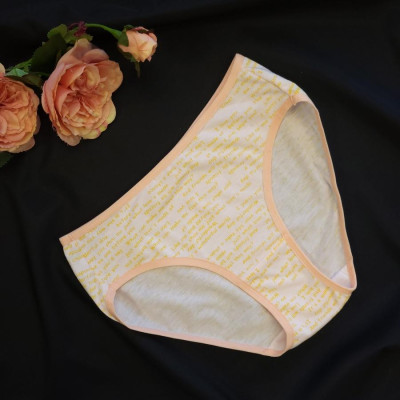 Трусики сліп Van Gils персиково-кремові, ніжний бамбук (T_5066)