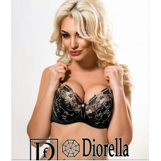 Бюстгальтер софт бра на кісточках Diorella чорний (0_3177)