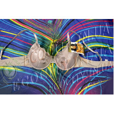 Уценка бюстгальтер підтримуючий Lormar бежевий (61116)