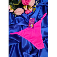 Труси стрінги жіночі Bettycana квіткові S малинові (508М)
