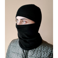 Балаклава підшоломник Van Gils багатофункціональна 3 в 1 бавовна подовжена чорна (VG-Long)