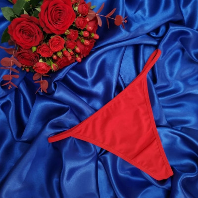 Стринги Bettycana червоні - еластичні, облягають фігуру (B_527) Стринги Bettycana червоні - еластичні, облягають фігуру (B_527)