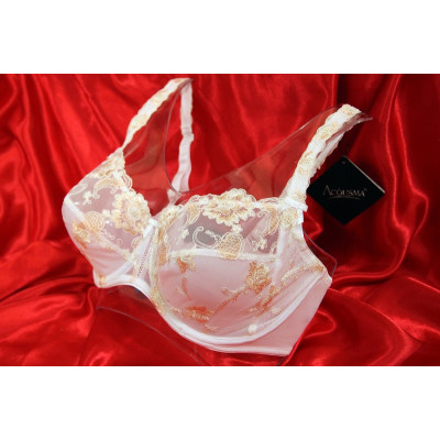 Комплект бюстгальтера soft bra і трусиків слип Acousma - ніжне мереживо для комфортного носіння