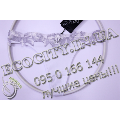 Трусики Acousma білі стринги, що повторюють лінії тіла (T_30030)